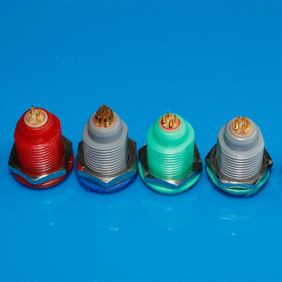 4 kompatible Plastikrundsteckverbinder-medizinische Flanschdose Pin Redel Lemo